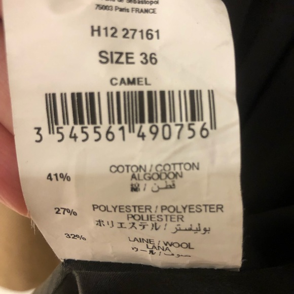 Camel 🐪 wool cotton blend winter coat - Picture 9 of 9